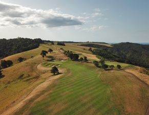 Kauri Cliffs 13th Aerial Fairway